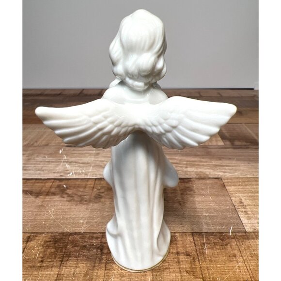 Dresden Porcelain Figurine vintage W Germany west angel statue - Picture 3 of 5